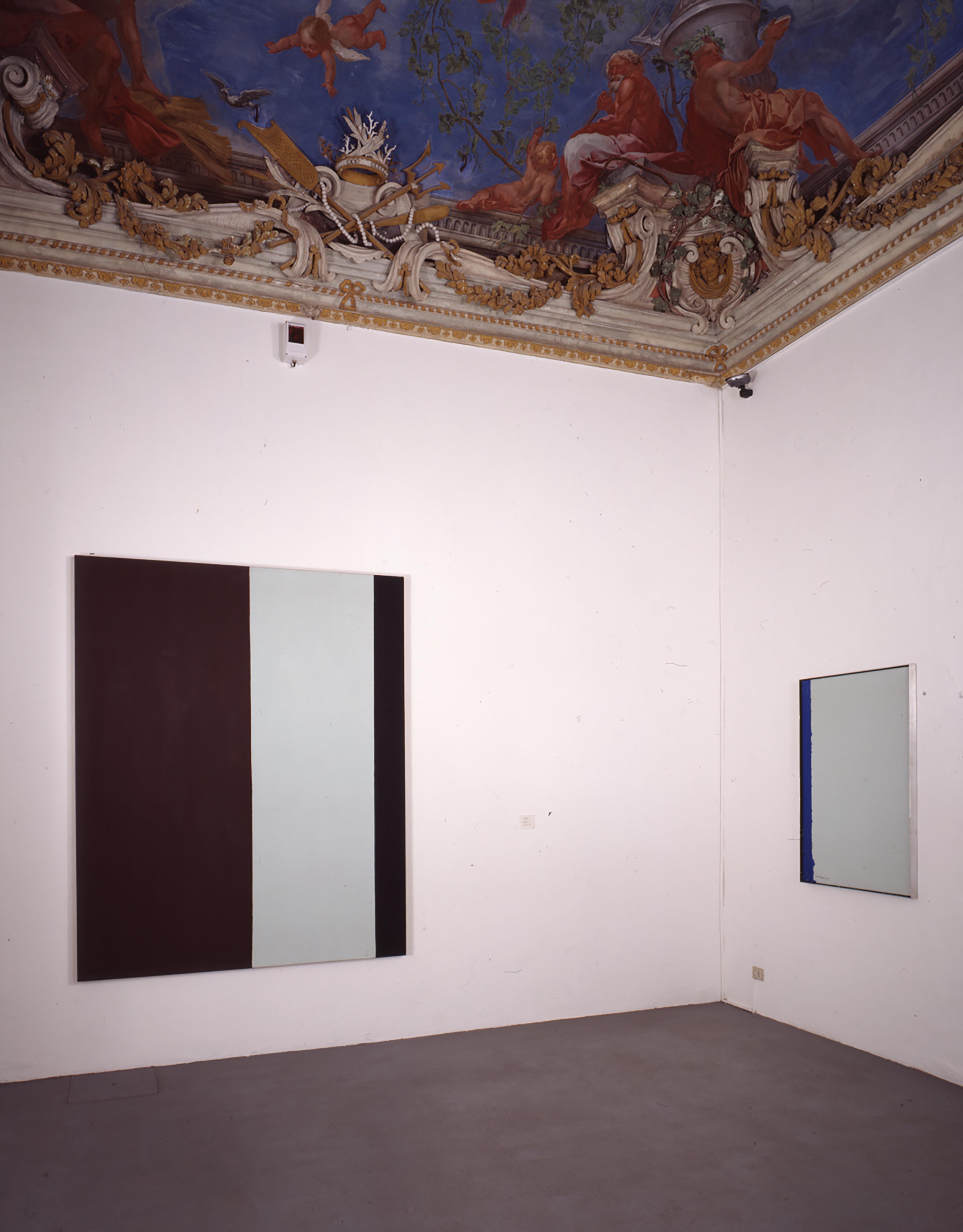  Barnett Newman, Il cancello, 1954 and Proprio qui, 1954 